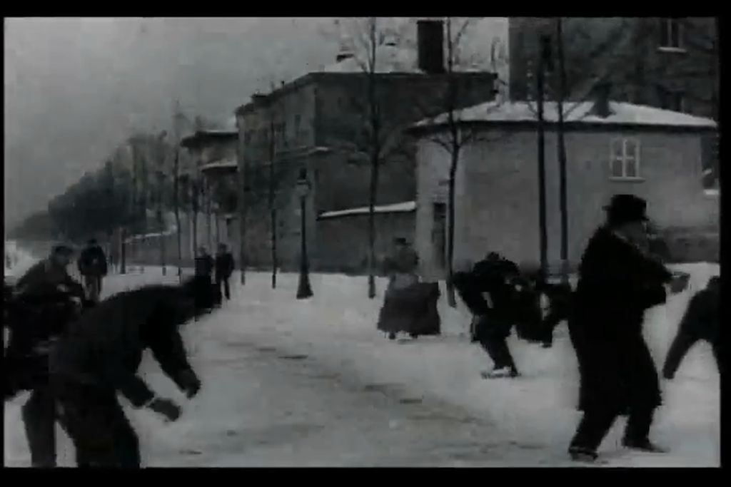 Miniature of 1896_-_Snowball_Fight