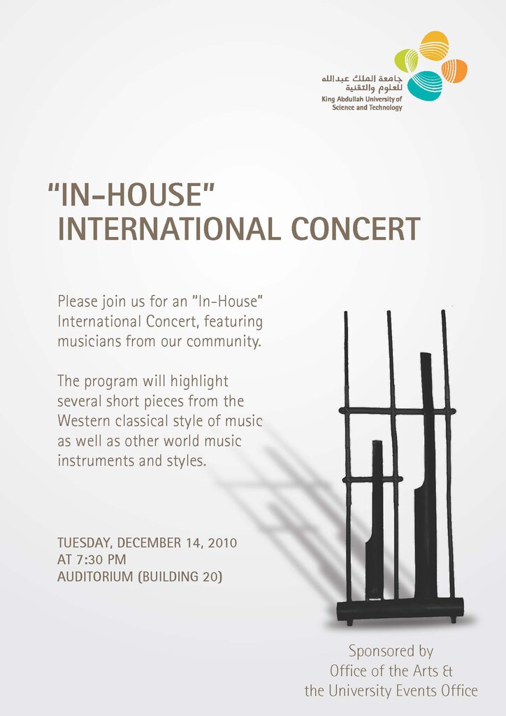 Miniature of Office of the Arts, "In-House" International Concert, December 14, 2010